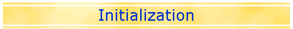 Initialization