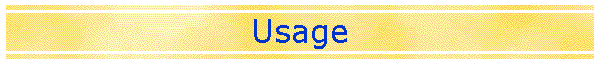 Usage