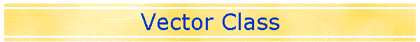 Vector Class
