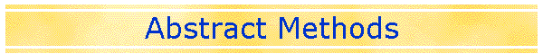 Abstract Methods