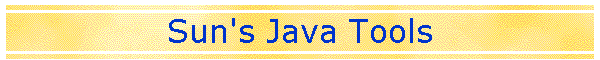 Sun's Java Tools
