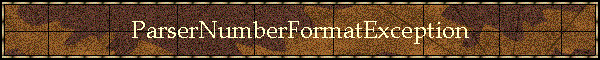 ParserNumberFormatException