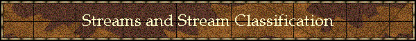 Streams and Stream Classification