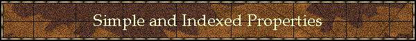Simple and Indexed Properties