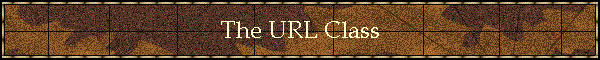 The URL Class