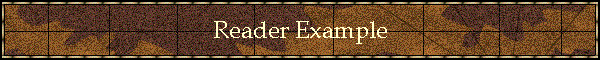 Reader Example