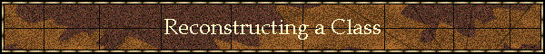 Reconstructing a Class