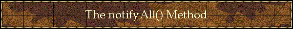 The notifyAll() Method
