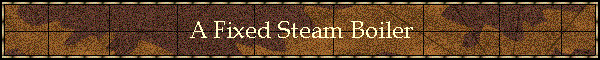 A Fixed Steam Boiler