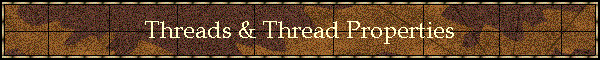 Threads & Thread Properties