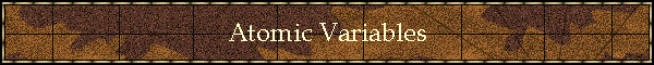 Atomic Variables