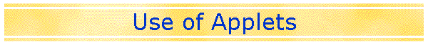 Use of Applets