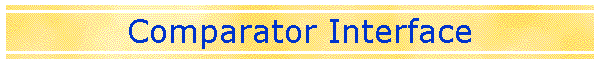 Comparator Interface