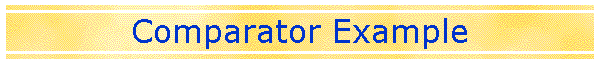 Comparator Example