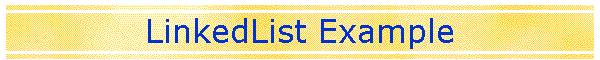 LinkedList Example
