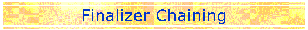 Finalizer Chaining