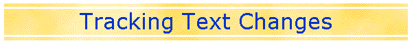 Tracking Text Changes