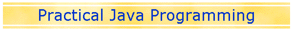 Practical Java Programming