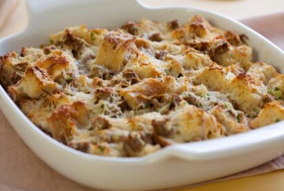 Thumbnail for Cheese Strata (with Meat, or Meatless)