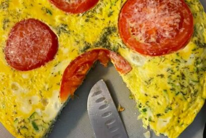 Thumbnail for Zucchini, Dill, & Tomato Frittata