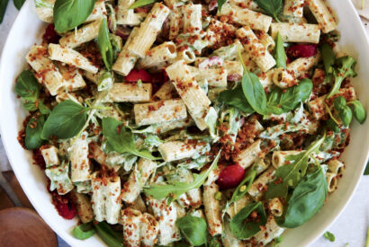 Thumbnail for Creamy Lemon-Basil Pasta Salad