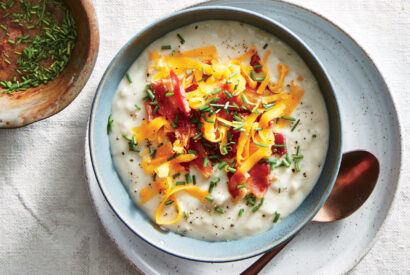 Thumbnail for Quick and Healthy Loaded Potato Soup