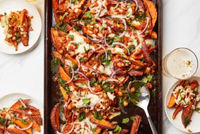 Thumbnail for Chana Masala Cheese Fries