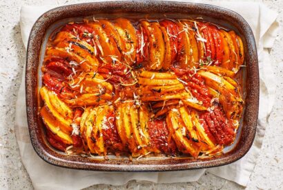 Thumbnail for Potato-Tomato Gratin With Horseradish