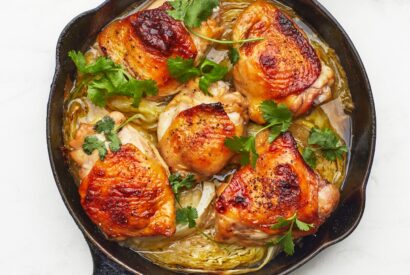 Thumbnail for Thai Roast Chicken Thighs With Coconut Rice