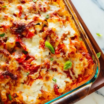 Baked Ziti with Roasted Vegetables