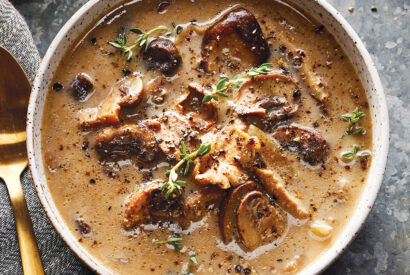 Thumbnail for Slow-Cooker Mushroom Soup with Sherry