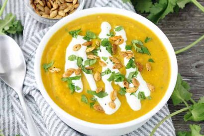 Thumbnail for Instant Pot Ginger & Butternut Squash Soup