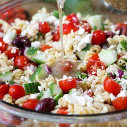 Easy Greek Pasta Salad