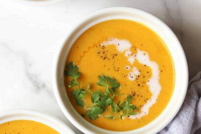 Thumbnail for Easy Curried Cauliflower Soup