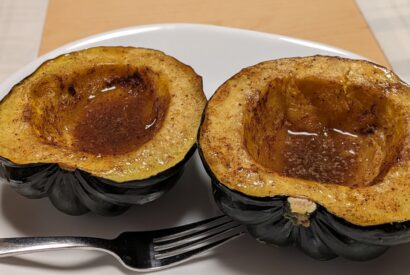 Thumbnail for Roasted Halved Acorn Squash with Maple Syrup