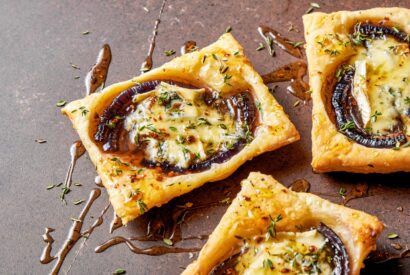 Thumbnail for Upside-Down Cambozola Tarts With Caramelized Onion