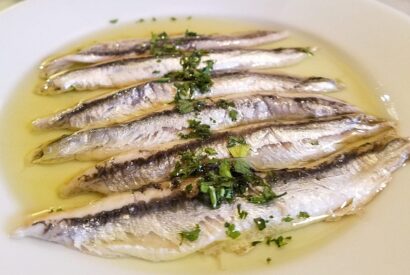 Thumbnail for Spanish Boquerones En Vinagre (Marinated Anchovies)