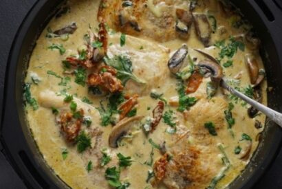 Thumbnail for Mushroom Spinach Soup