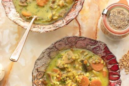 Thumbnail for Mixed Mushroom Barley Soup (with a Farro Variation)