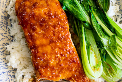 Thumbnail for Baked Honey Miso Salmon