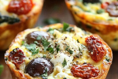 Thumbnail for Mediterranean Egg Muffins with Sun-Dried Tomatoes & Kalamata Olives