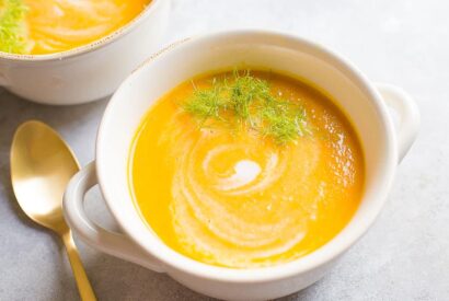 Thumbnail for Cream of Carrot Soup with Coconut