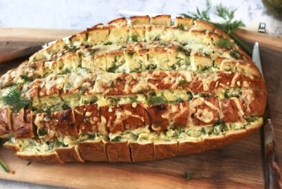 Thumbnail for Cheesy Dill Pickle Pull Apart Bread