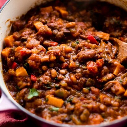 Harvest Pumpkin Chili (GF & Vegan)