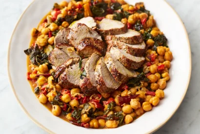 Thumbnail for Chickpea Chard Pork [Video]