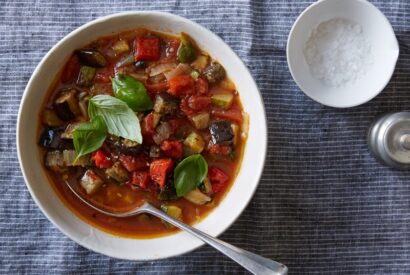 Thumbnail for Rustic Roasted Ratatouille Soup