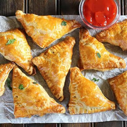 Easy Puff Pastry Samosas [Video]
