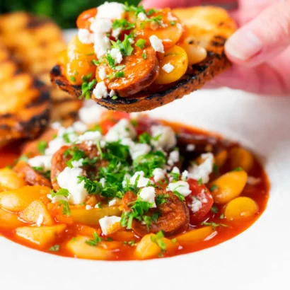 Chorizo and Butter Bean Stew with Fennel