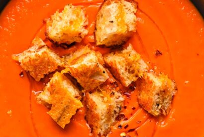 Thumbnail for Sheet Pan Roasted Red Pepper, Carrot and Tomato Soup