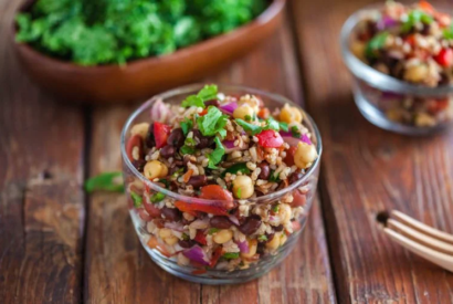 Thumbnail for Wild Rice, Bean & Veggie Salad